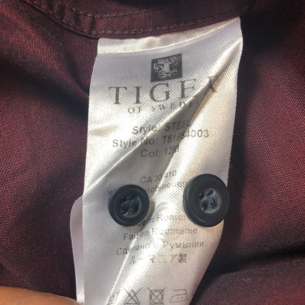 Tiger of Sweden Dark Brown Dress Shirt - Picture 6 of 6